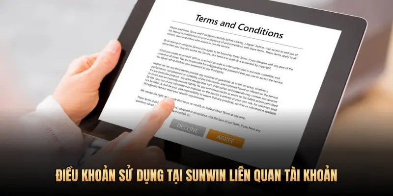Điều khoản sử dụng 2 ĐIỀU KHOẢN SỬ DỤNG TẠI SUNWIN LIÊN QUAN TÀI KHOẢN