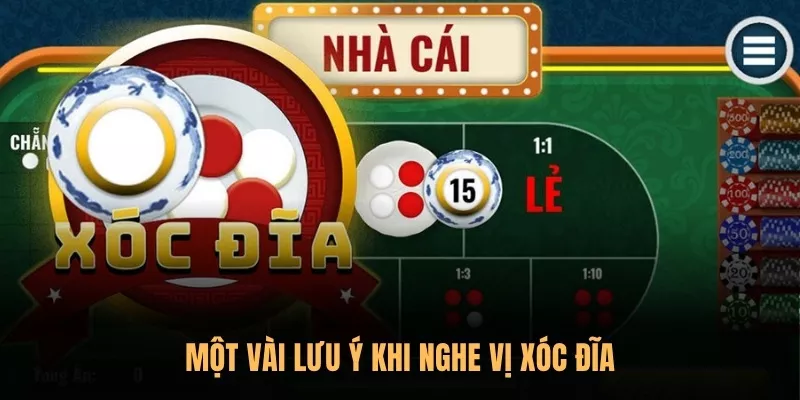 Top 5 phương pháp nghe vị Xóc Đĩa Sunwin chuẩn xác nhất 3 Một vài lưu ý khi nghe vị Xóc Đĩa