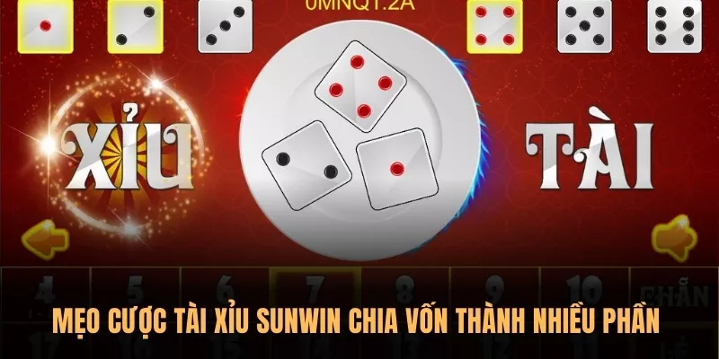 Mẹo cược Tài Xỉu Sunwin theo dòng tiền và quản lý vốn 2 Mẹo cược Tài Xỉu Sunwin chia vốn thành nhiều phần